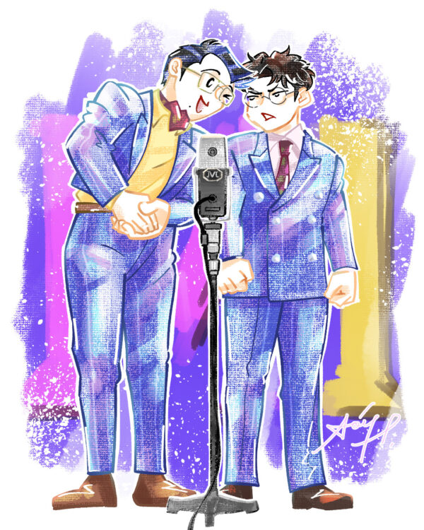 M1グランプリ ヤーレンズ 似顔絵