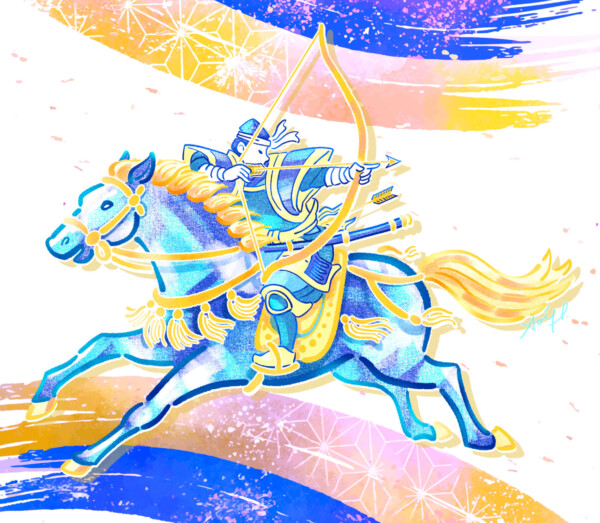 午年　年賀状イラスト